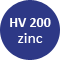 acero HV 200 zincado
