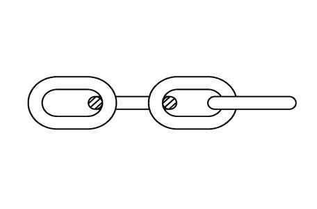 CAD - Commercial link chain, box