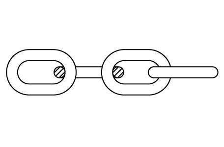 DIN 766 - Round short link chain