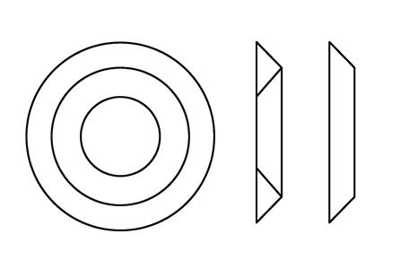 HX 10019 - Rosette, open model