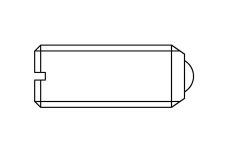 HX 10066 - Slotted ball plunger