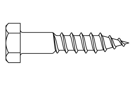 DIN 571 - Wood screws