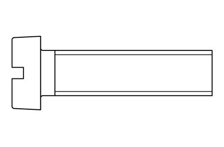 DIN 84 - Slotted machine screws