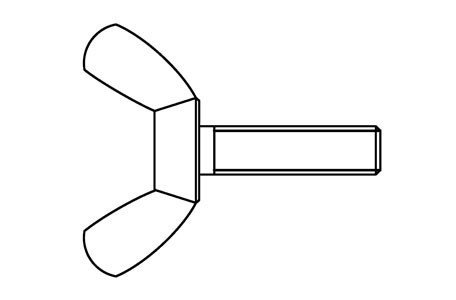 DIN 316 - Tornillo mariposa