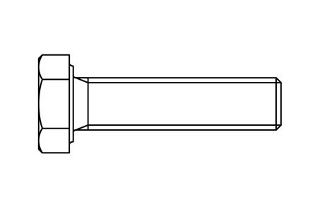 DIN 933 - Tornillo hexagonal