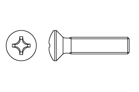 DIN 966 - Tornillo phillips