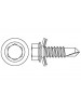 DIN 7504-K - Self drilling screws with EPDM washer
