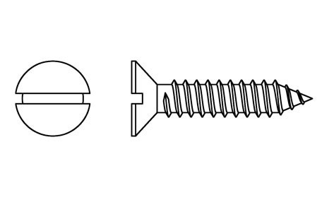 DIN 7972 - Tornillo rosca chapa