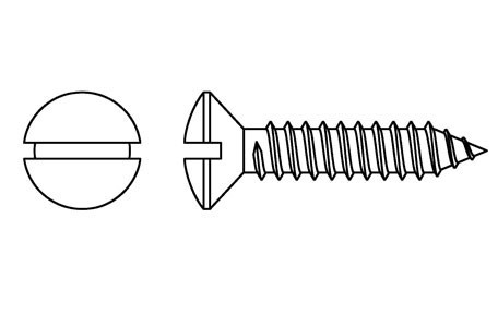 DIN 7973 - Tornillo rosca chapa