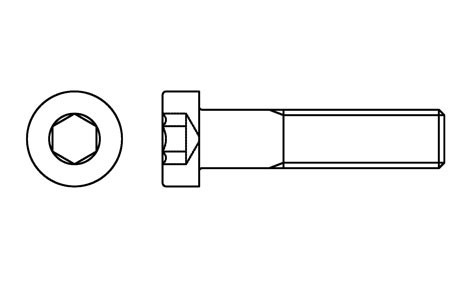 DIN 7984 - Tornillo allen, cabeza baja