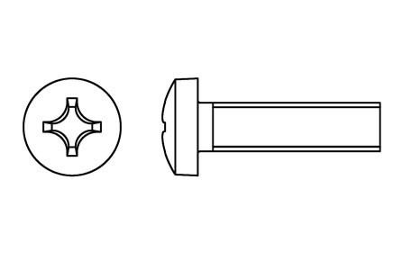 DIN 7985 - Phillips machine screws