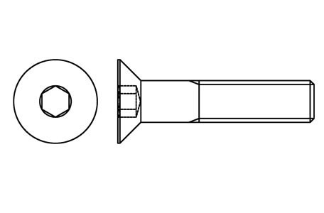 ISO 10642 / DIN 7991 - Tornillo allen