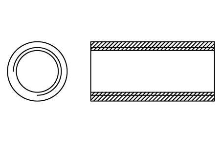 HX 10043 - Round coupler nuts