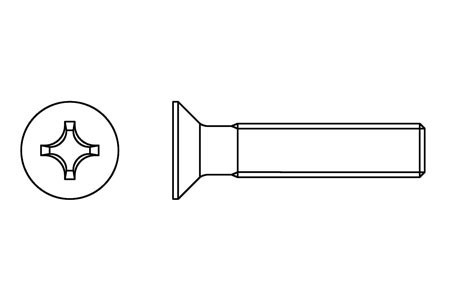 DIN 965 - Phillips machine screws