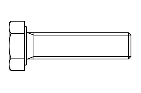 DIN 933 Tornillo hexagonal