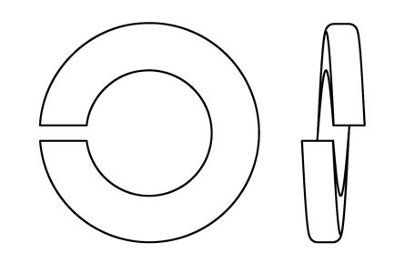 DIN 127 - Spring lock washers