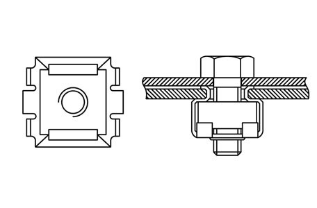 HX 10023 - Tuerca enjaulada