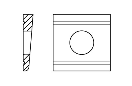 DIN 434 - Square taper washers