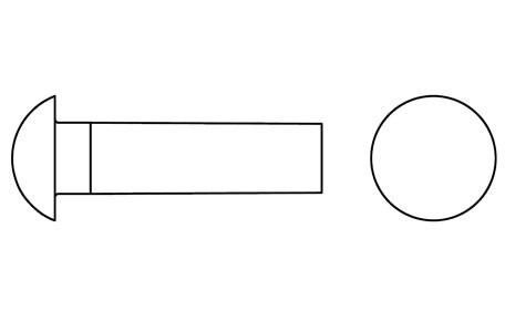 DIN 660 - Round head rivets