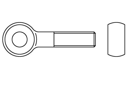 DIN 444 - Tornillo con ojo