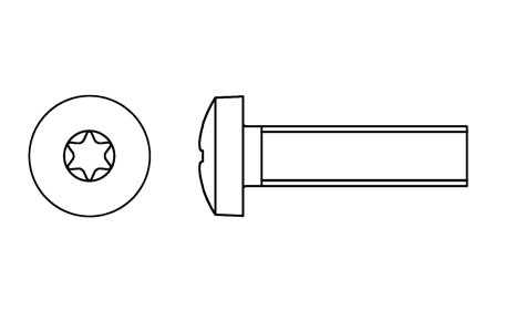 DIN 7985 - TORX machine screws