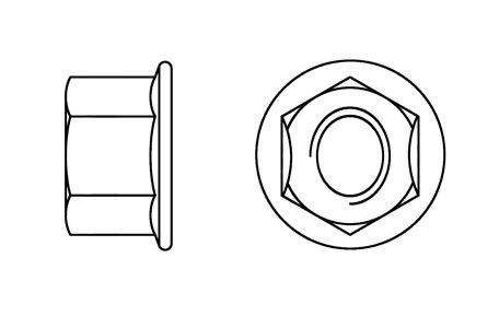 DIN 6927 - Prevailing torque all-metal nuts