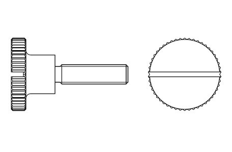 DIN 465 - Knurled thumb screws