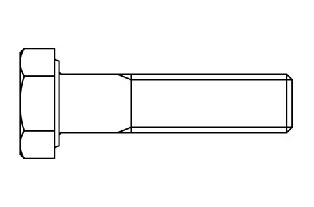 DIN 931 - Hexagon head screws, partial thread