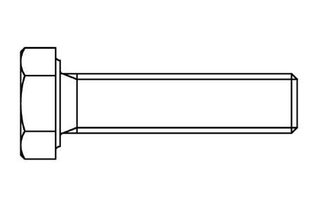 DIN 933 - Hexagon head screws, UNC
