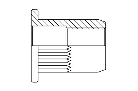 TRA-RA - Tuerca remachable