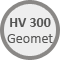 Geomet 500 B, HV 300 hardened steel