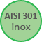 acero inoxidable AISI 301